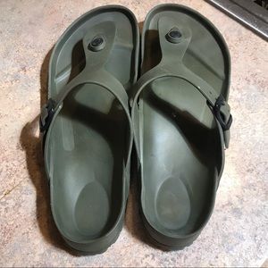 Green Birkenstock Gizeh EVA 42